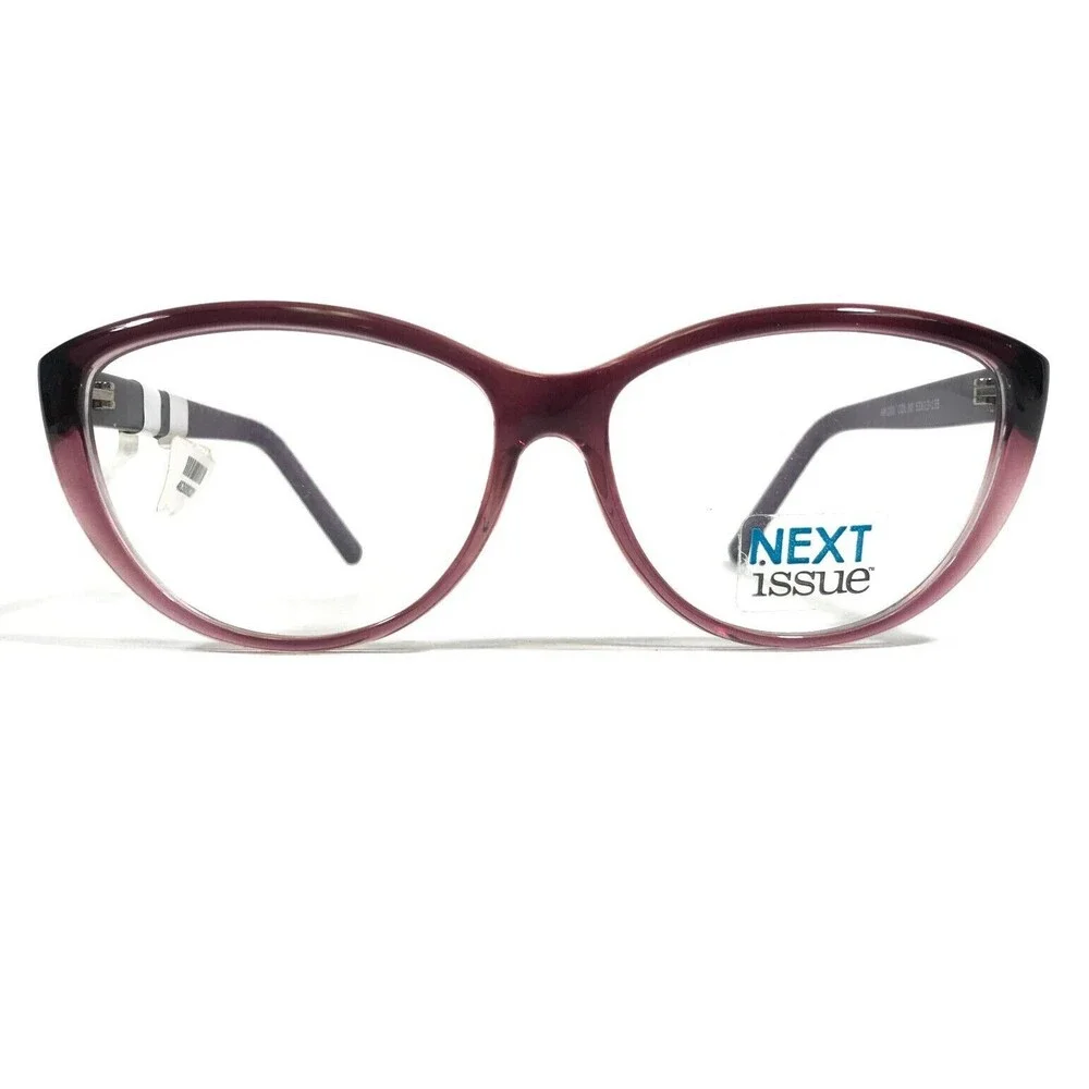 Next Issue AN 201 COL 80 Eyeglasses Frames Purple Round Full Rim 53-15-135